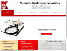 Tablet Screenshot of memphiskidneymd.com